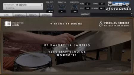 Karoryfer Samples Virtuosity Drums