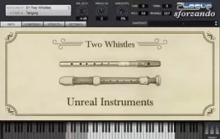Unreal Instruments Two Whistles