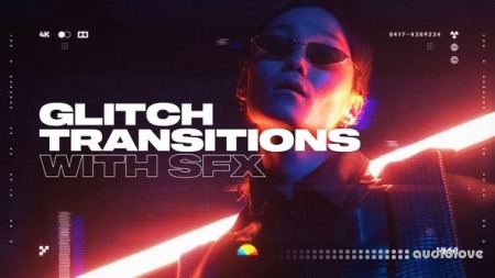 Videohive Glitch Transitions with Sound FX Synth Presets WAV
