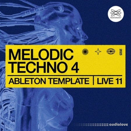Audioreakt Melodic Techno 4 Ableton Template DAW Templates