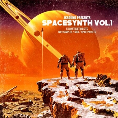 JKSOUND Spacesynth Vol.1 WAV MiDi Synth Presets