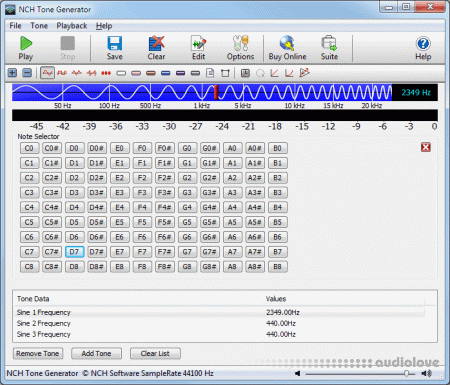 NCH Software Tone Generator v3.26 WiN