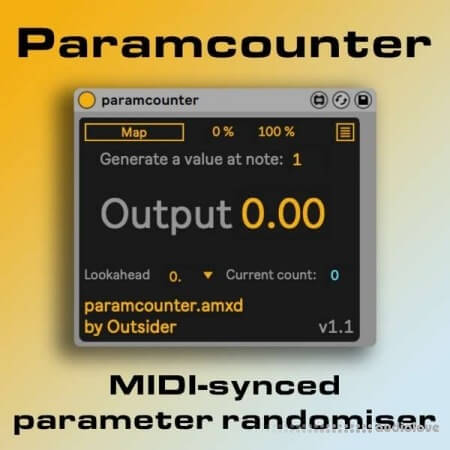 Outsider Sound Paramcounter Note-Counting Ramdomiser v1.1 Max for Live