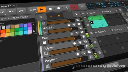 Polarity Music Techy Drum and Bass With Bitwig Stock Devices