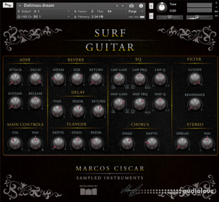 Marcos Ciscar Surf Guitar KONTAKT