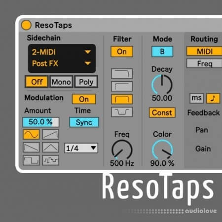 Sonic Bloom ResoTaps by Max for Cats Max for Live