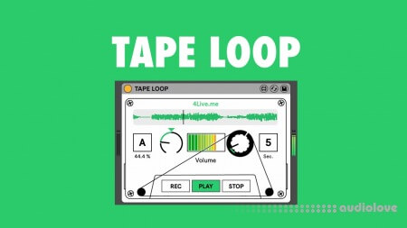 4Live.me TAPE LOOP endless cassette looper Max for Live