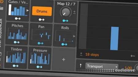 Polarity Music Step Sequencer V2 Note Grid