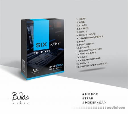 BuJaa BEATS SIX Pack Drum Kit WAV