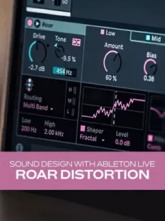 Groove3 Sound Design with Ableton Live Roar Distortion TUTORiAL