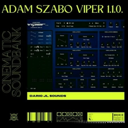 TechTrek Adam Szabo Viper Cinematic Soundbank 1.1.0 Synth Presets