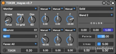 T3X2R MAYAS v2.7 Max for Live