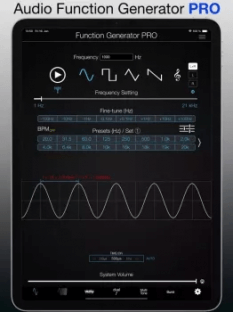 Audio Function Generator PRO for iPhone iPad and iPod Touch