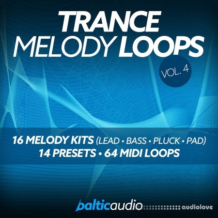 Baltic Audio Trance Melody Loops Vol 4 WAV MiDi Synth Presets