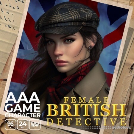 Epic Stock Media AAA Game Character British Female Detective
