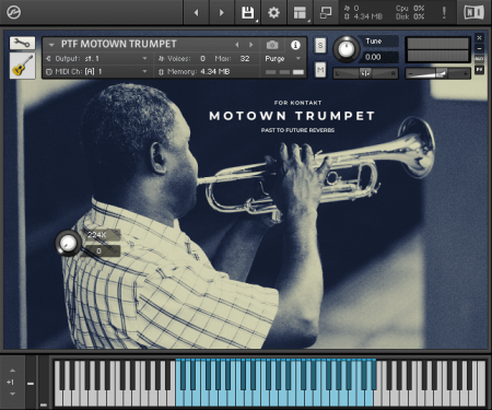 PastToFutureReverbs Motown Trumpet for KONTAKT