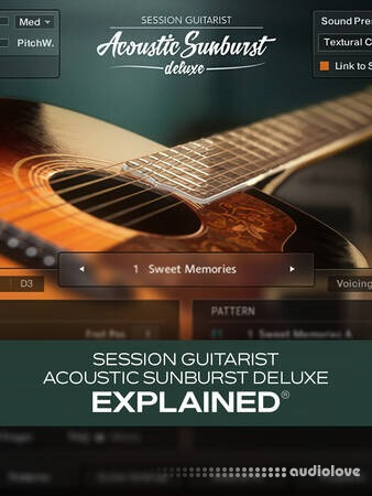 Groove3 Session Guitarist Acoustic Sunburst Deluxe Explained TUTORiAL