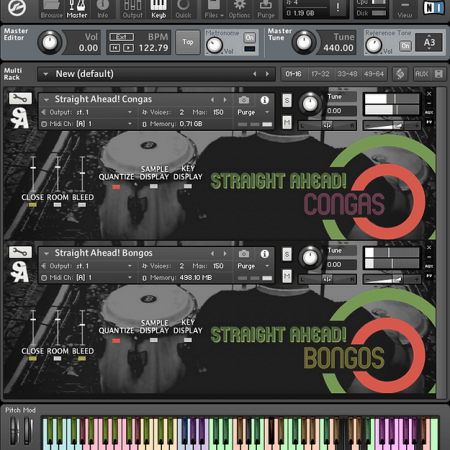 Straight Ahead Samples SA! Bongos and Congas KONTAKT