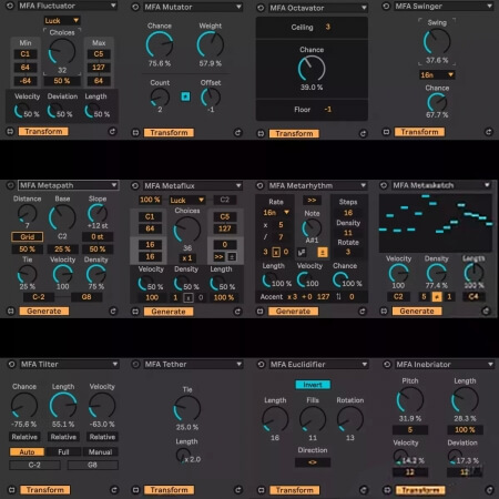 Manifest Audio MIDI Toolset 001 Max for Live