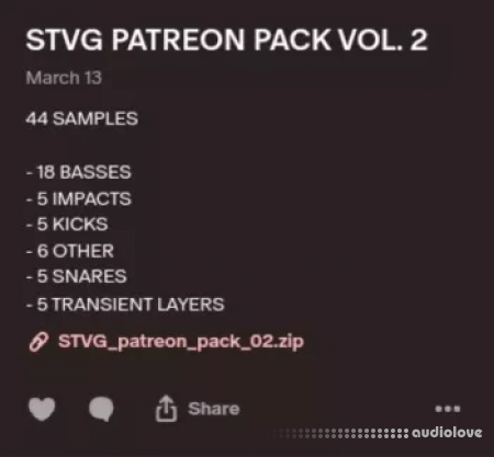 STVG Patreon Pack Vol.2 WAV