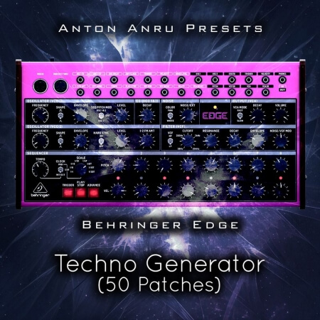 Anton Anru Behringer Edge Techno Generator (50 Patches) Synth Presets