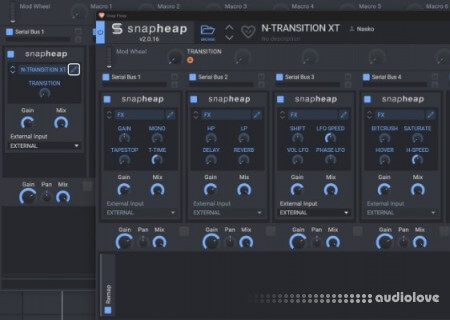 Nasko N-TRANSITION XT SNAP HEAP Synth Presets