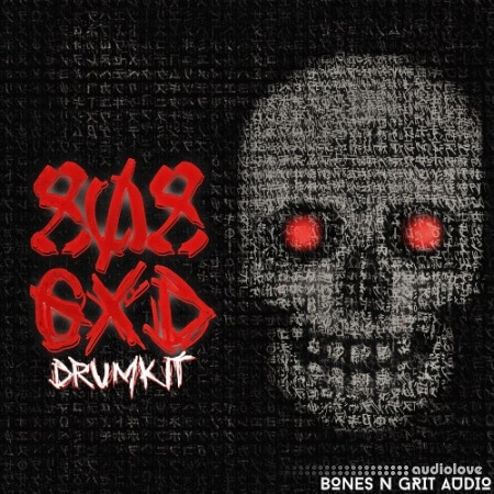 Bones N Grit Audio 808 GXD DRUM KIT WAV