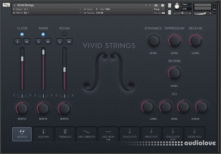 Pulse Audio Vivid Strings Basses