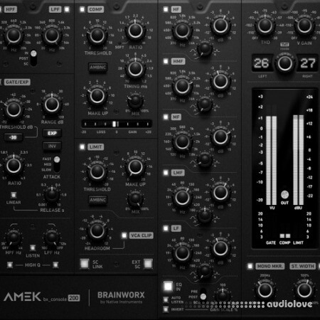 Plugin Alliance Brainworx bx_console AMEK 200 v1.1.1 MacOSX