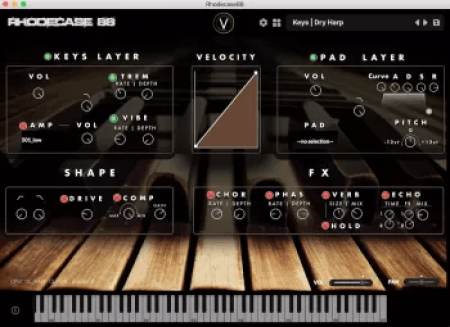 Virtuscape Audio Rhodecase88 v1.0.1 WiN MacOSX