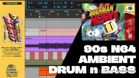 Thought-Forms 90s N64 Ambient Jungle, Redial Bomberman Hero Bitwig Project File