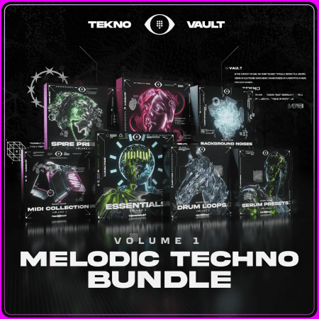 Teknovault Melodic Techno Bundle 2024 WAV MiDi Synth Presets