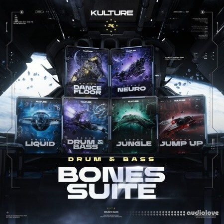 KULTURE Drum and Bass Bones Suite WAV MiDi Synth Presets