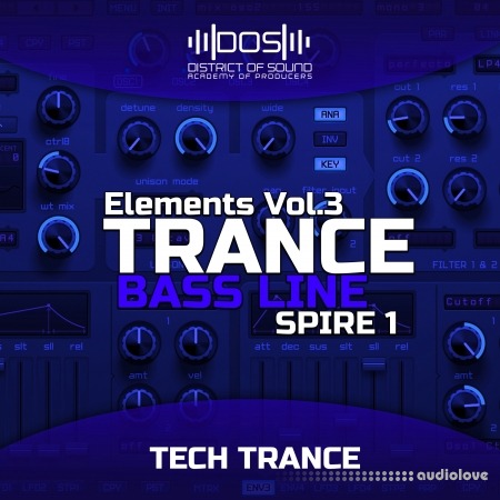 District Of Sound Bass Line Vol.3 Spire Presets