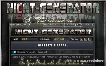 Native Instruments Nicnt-Generator v2.1 WiN