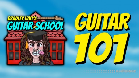 Bradley Hall's Guitar School GUITAR 101: Pt.1 The Anatomy Of A Guitar TUTORiAL