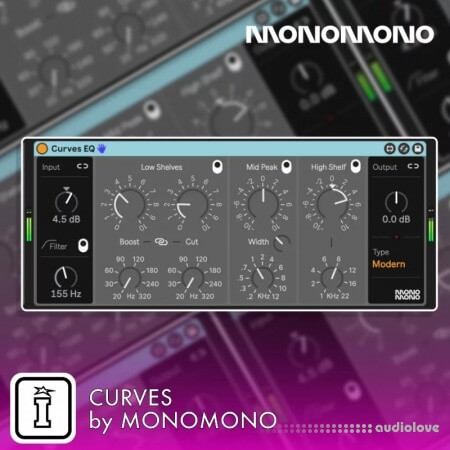 Isotonik Studios Curves EQ by Monomono Ableton Live Max for Live