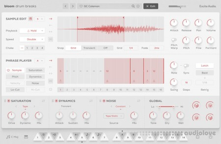 Excite Audio Bloom Drum Breaks v1.2.0 WiN MacOSX