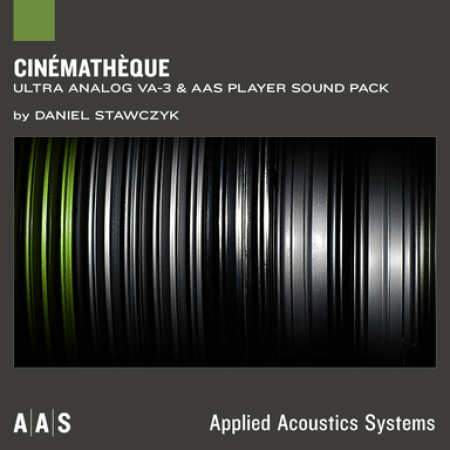 Applied Acoustics Systems Cinematheque for AAS Ultra Analog VA-3 Sound Pack Synth Presets WiN