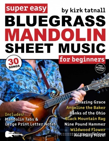 Super Easy Bluegrass Mandolin Sheet Music for Beginners