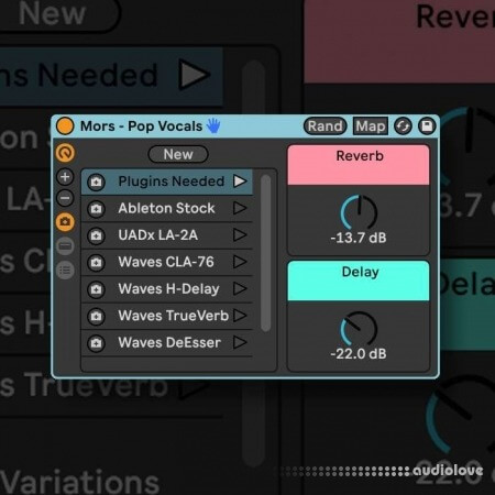 Mors Pop Vocals Ableton Rack Preset Synth Presets