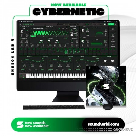 Soundwrld Cybernetic (Analog Lab V + One Shot Kit) WAV MiDi Synth Presets