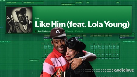 Imamusicmogul Tyler The Creator Like Him ft. Lola Young (Logic Pro Session) DAW Templates