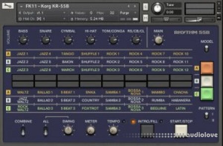 Forgotten Keys FK11 Korg Rhythm 55B KONTAKT