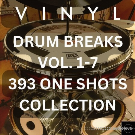 PastToFutureReverbs Vinyl Drum Breaks Vol.1-7 One Shots Collection 393 Vinyl Drums One Shots