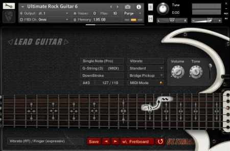 Six String Audio Ultimate Rock Guitar KONTAKT