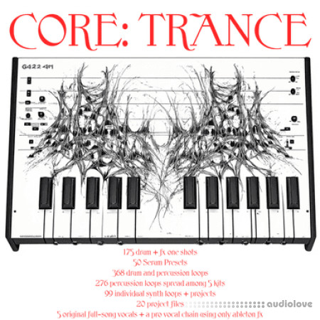 Electronic Samples Julien Earle Core: TRANCE WAV Synth Presets DAW Templates