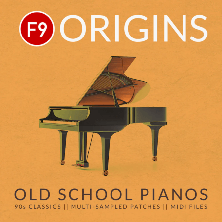 F9 Audio Origins Old School Pianos 2 Synth Presets WAV MiDi
