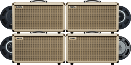 Audio Assault Seacow Cabs CaliTweedA (MESB CALI TWEED 212A) Amp Locker Cabs