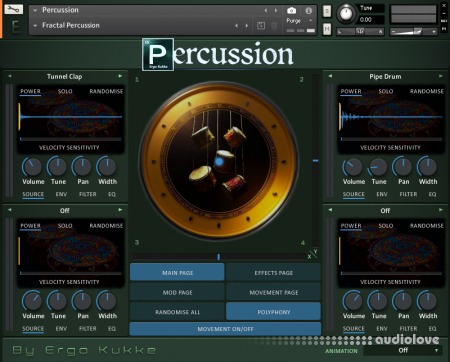Ergo Kukke Percussion FiXED KONTAKT